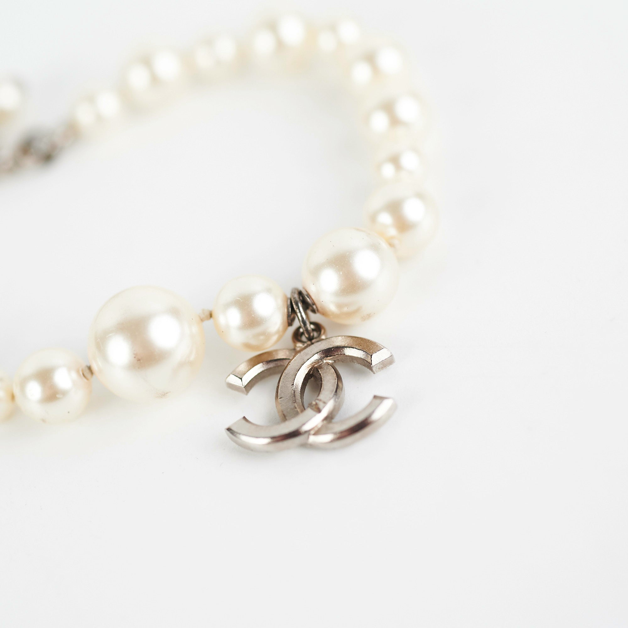 Chanel Pearl CC Bracelet (Costume Jewellery)