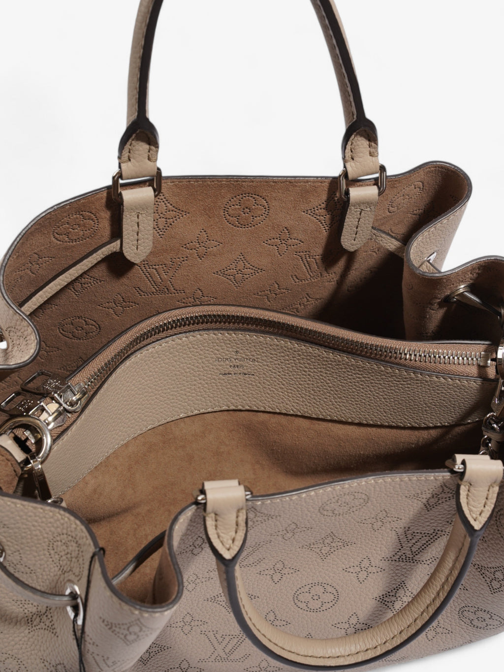 Louis Vuitton Bella Tote Bag Galet Mahina Leather