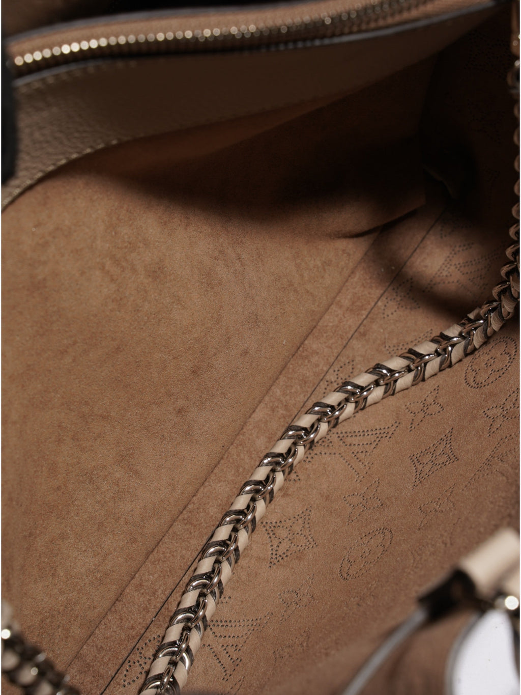 Louis Vuitton Bella Tote Bag Galet Mahina Leather