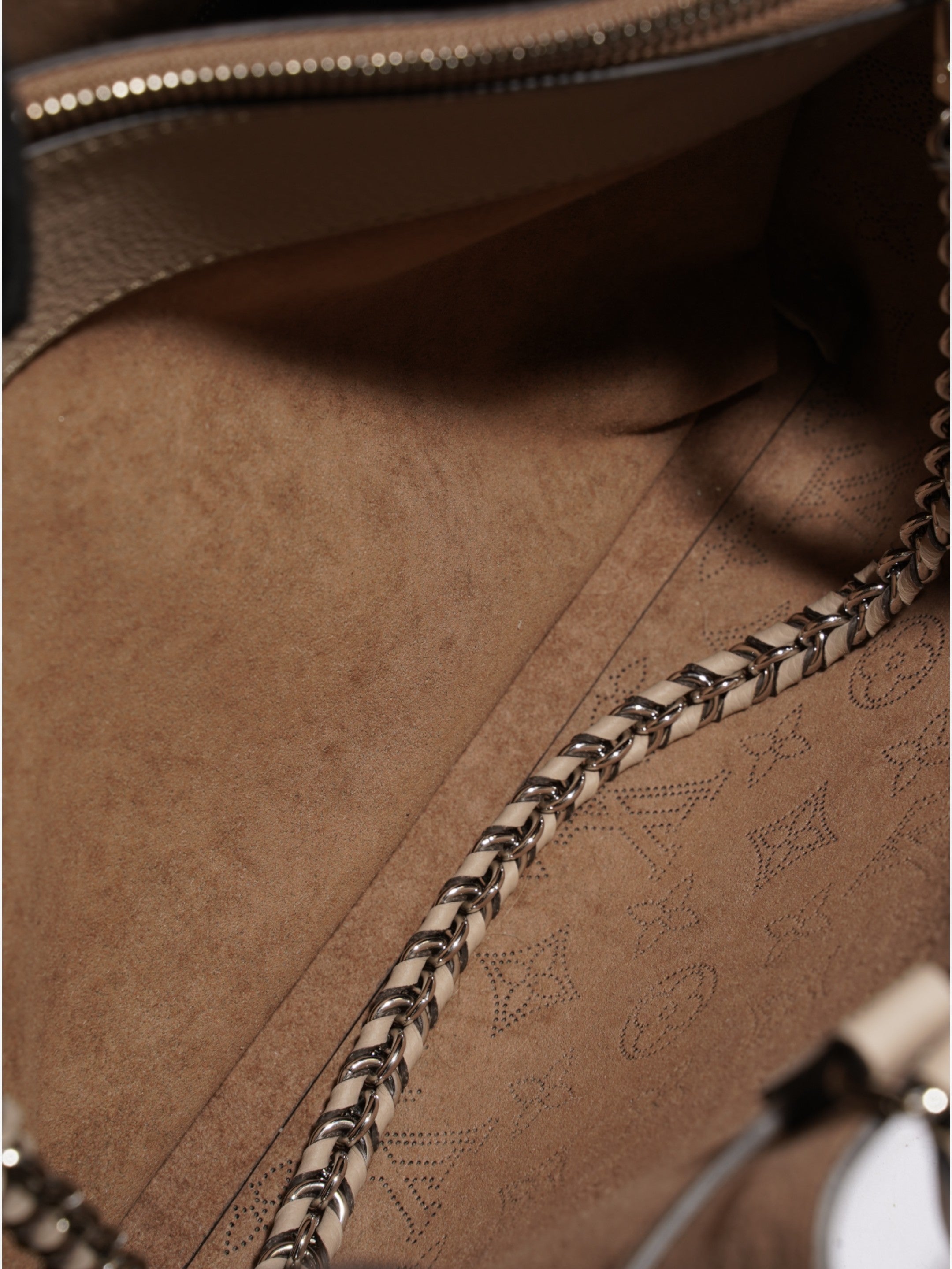 Louis Vuitton Bella Tote Bag Galet Mahina Leather