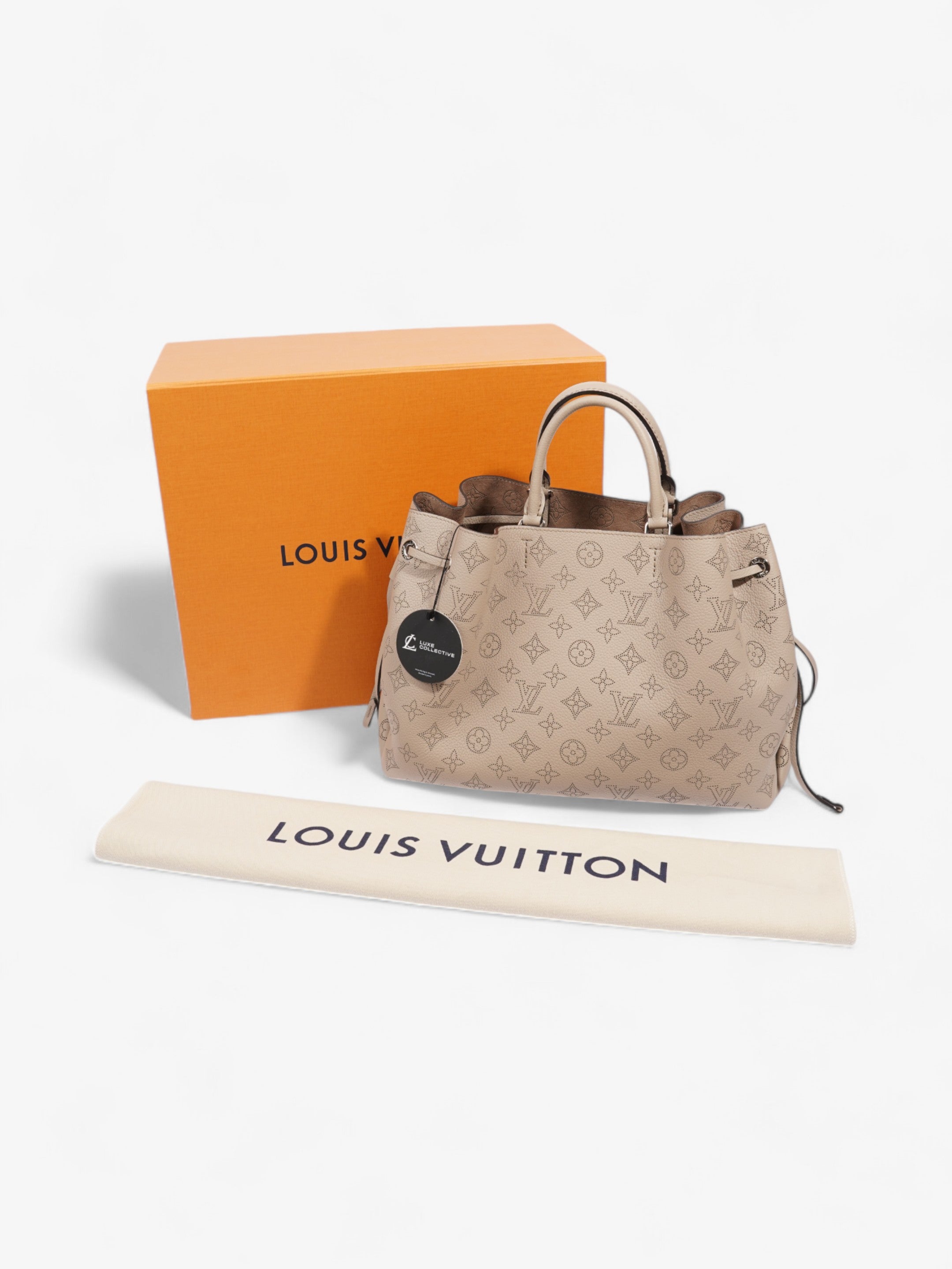 Louis Vuitton Bella Tote Bag Galet Mahina Leather