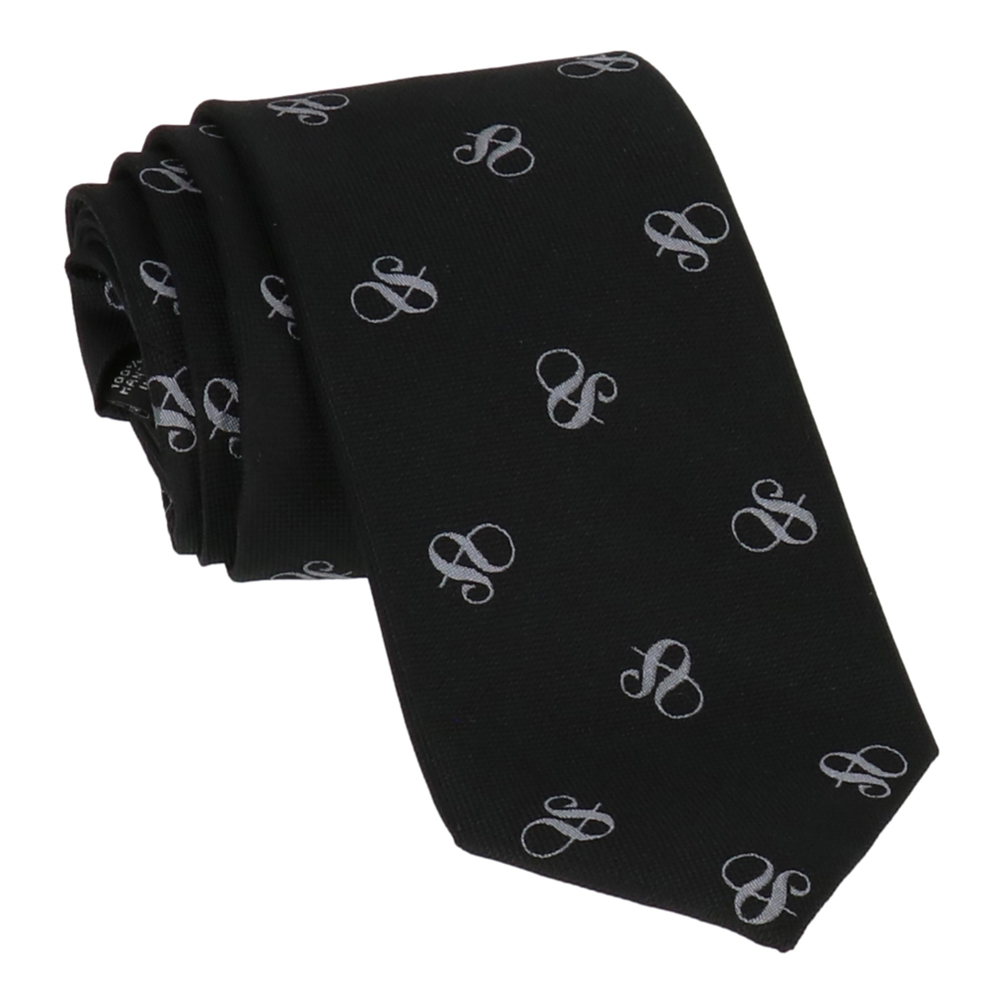 Scotch & Soda Mens Black Tie Black