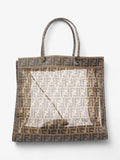 Fendi Zucca Mesh Tote Brown  Mesh