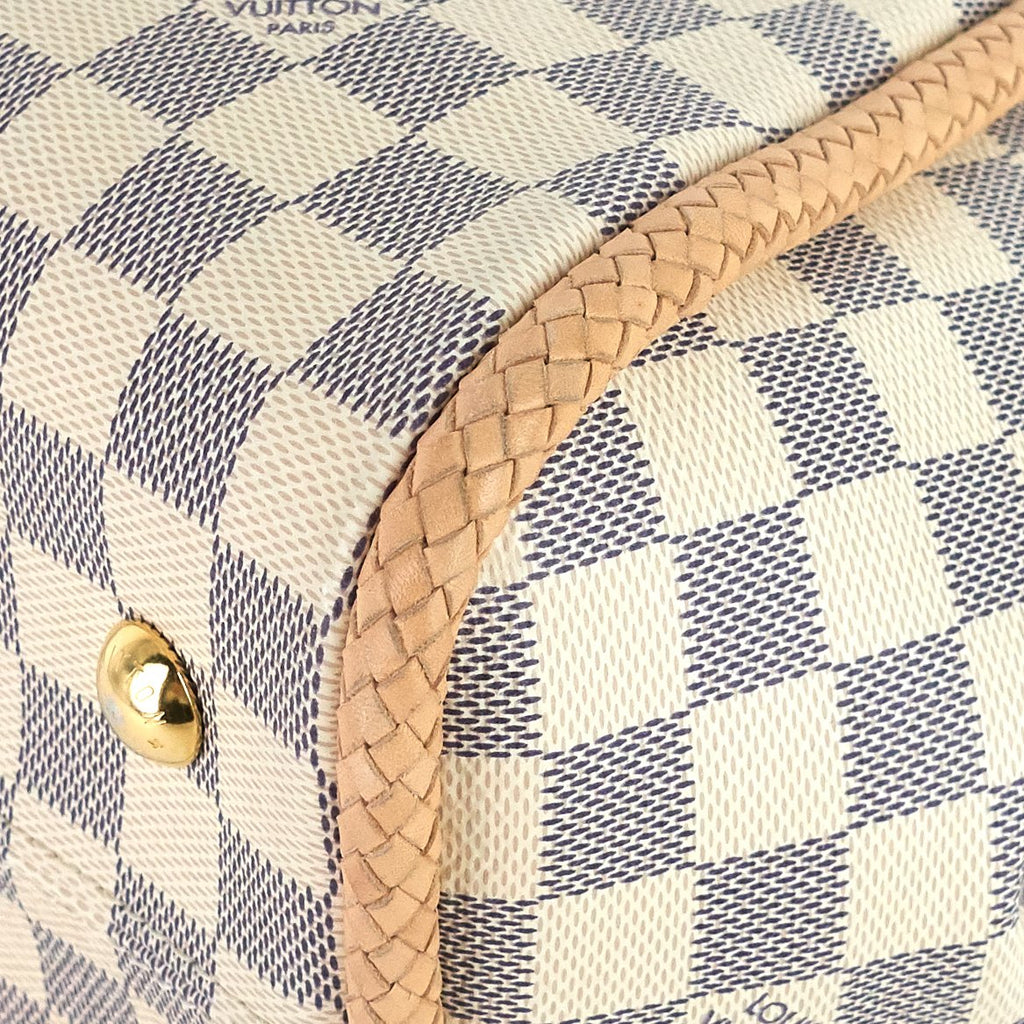 Louis Vuitto Propriano Damier Azur Canvas Tote Bag