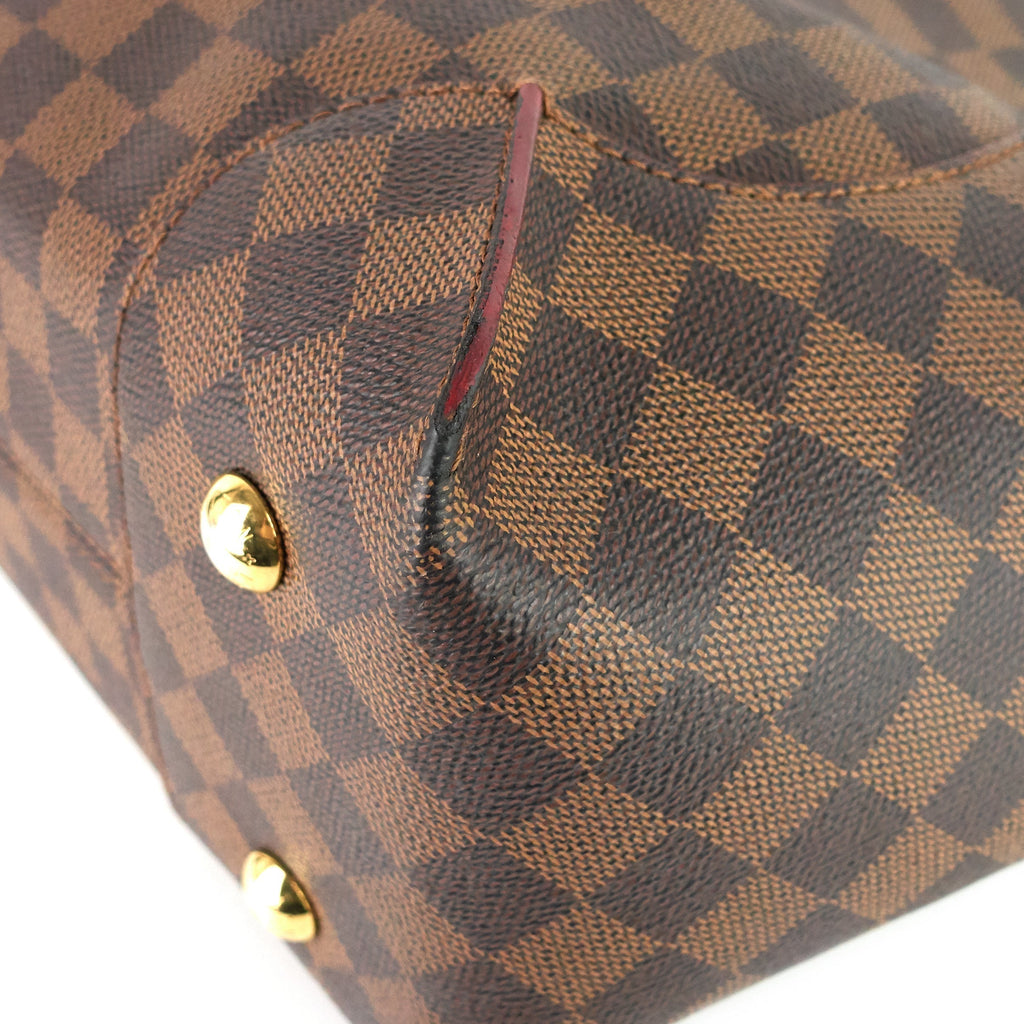 Louis Vuitto Caissa Damier Ebene Canvas Tote Bag