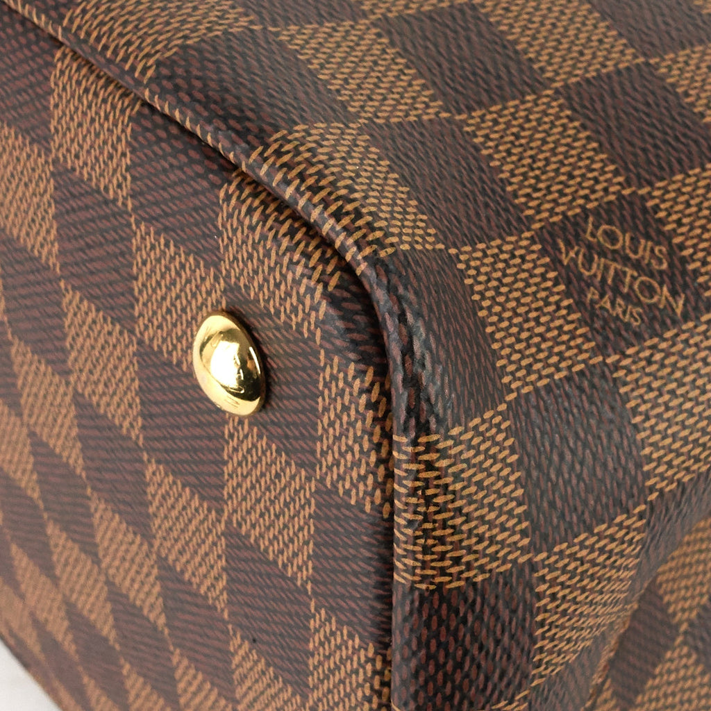 Louis Vuitto Kensington Damier Ebene Canvas Tote Bag