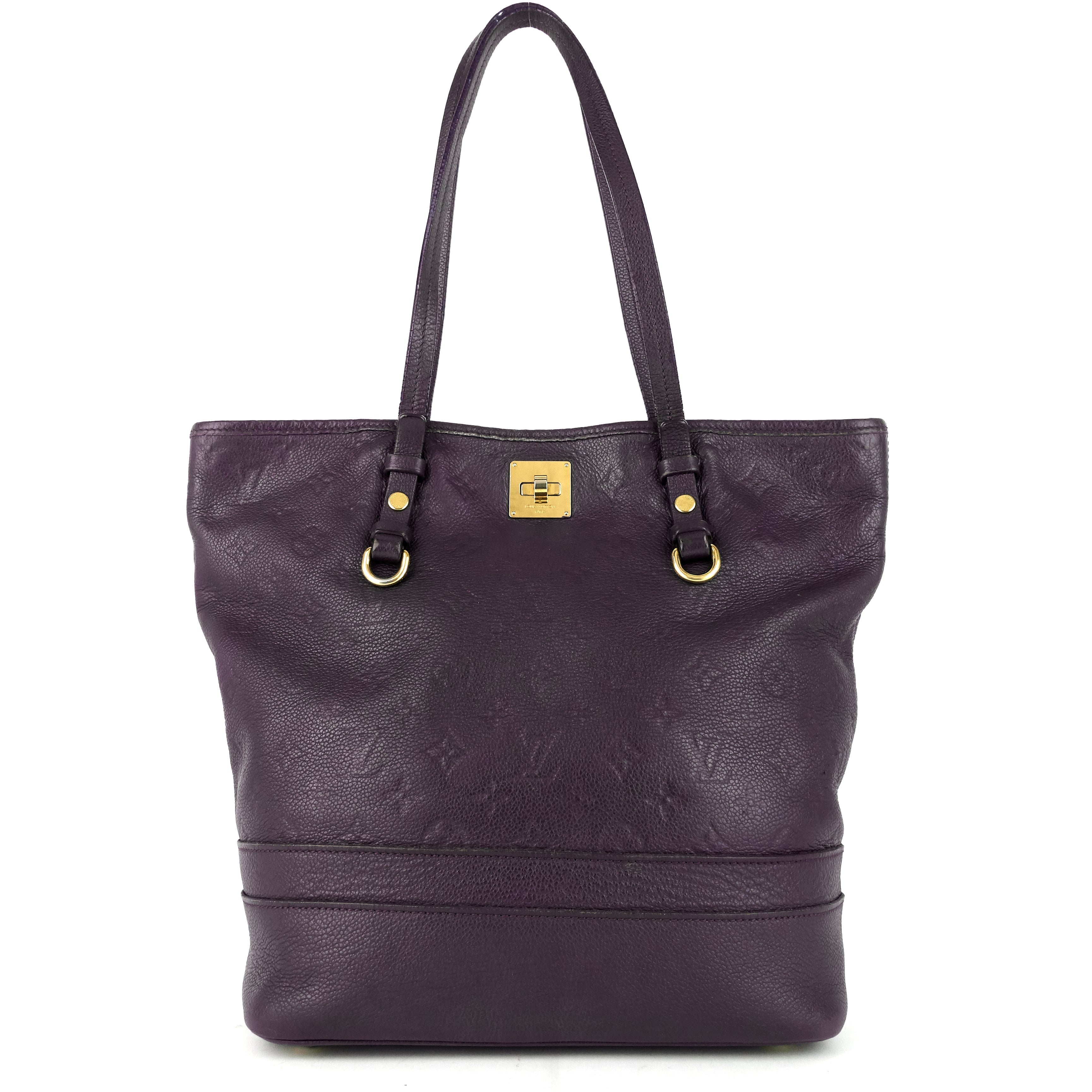 Louis Vuitto Citadine Monogram Empreinte Leather Tote Bag
