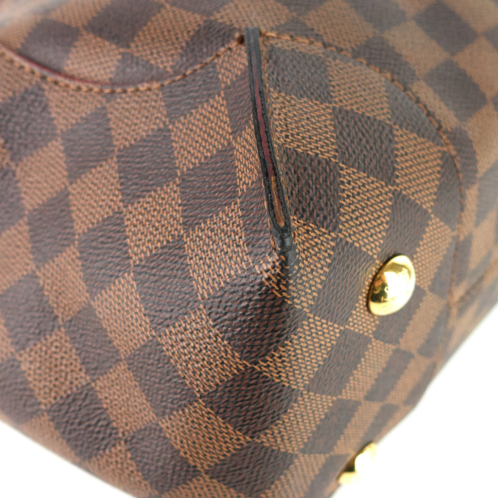 Louis Vuitto Caissa Damier Ebene Canvas Tote Bag