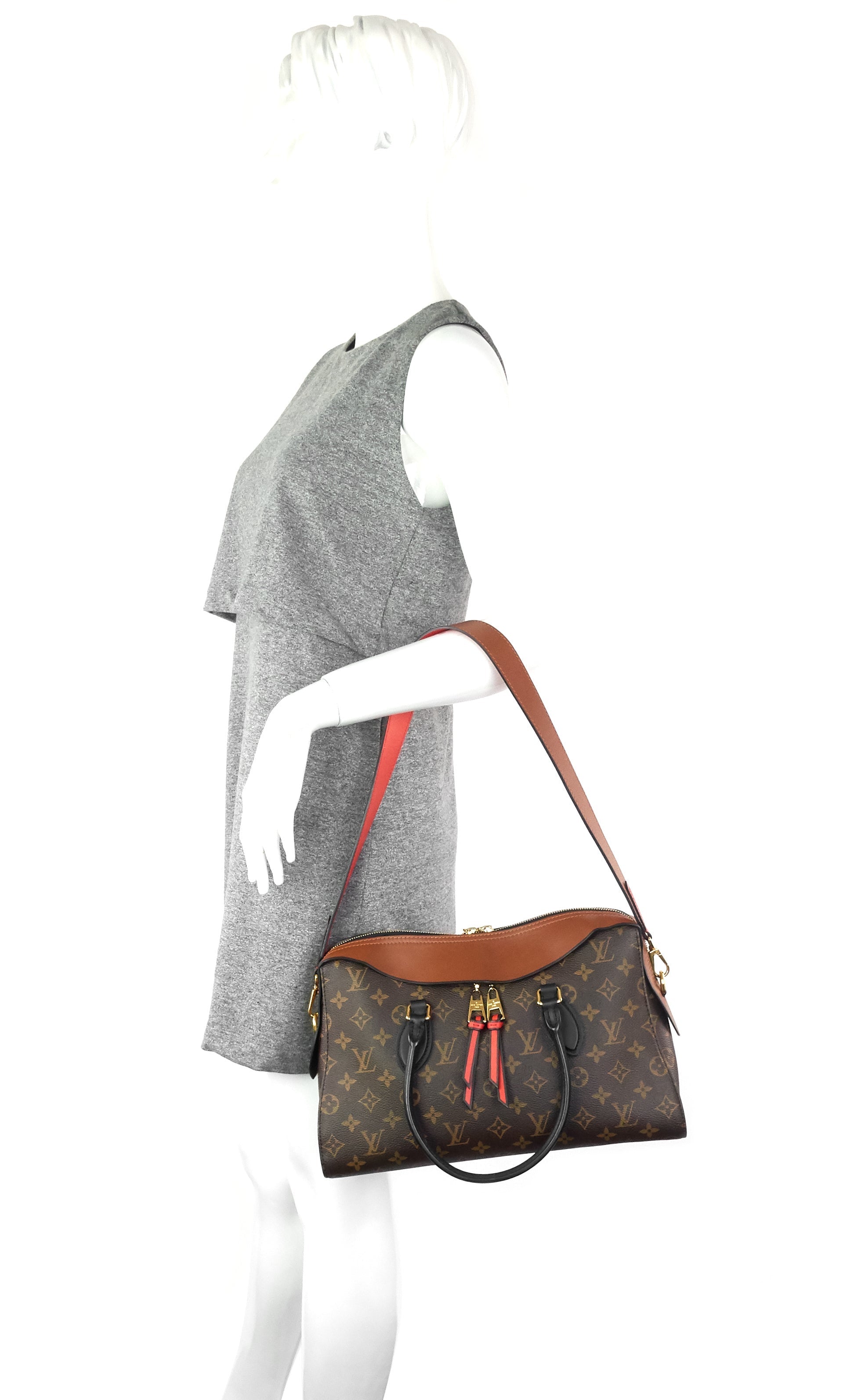 Louis Vuitto Tuileries Monogram Canvas Top Handle Tote Bag