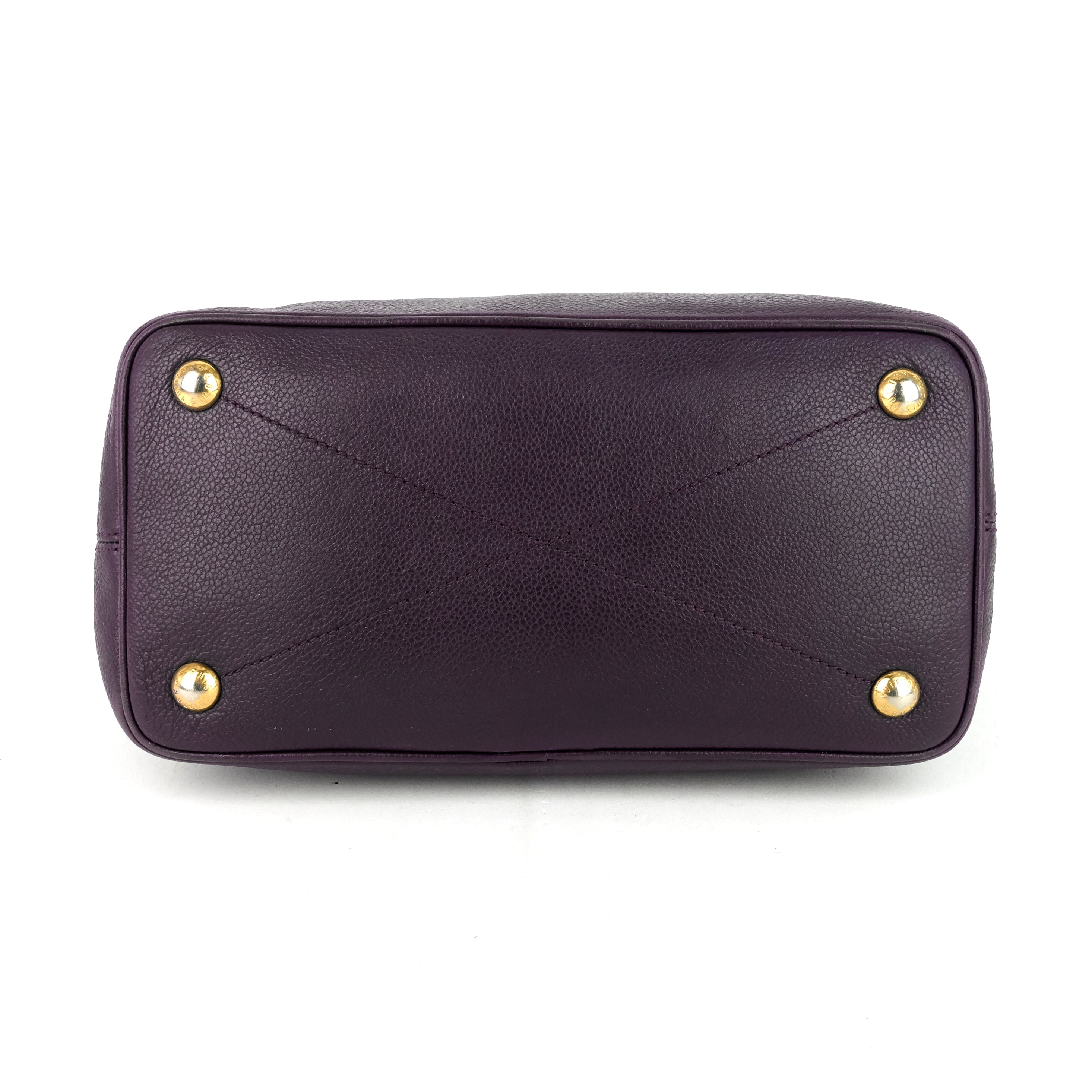 Louis Vuitto Citadine Monogram Empreinte Leather Tote Bag