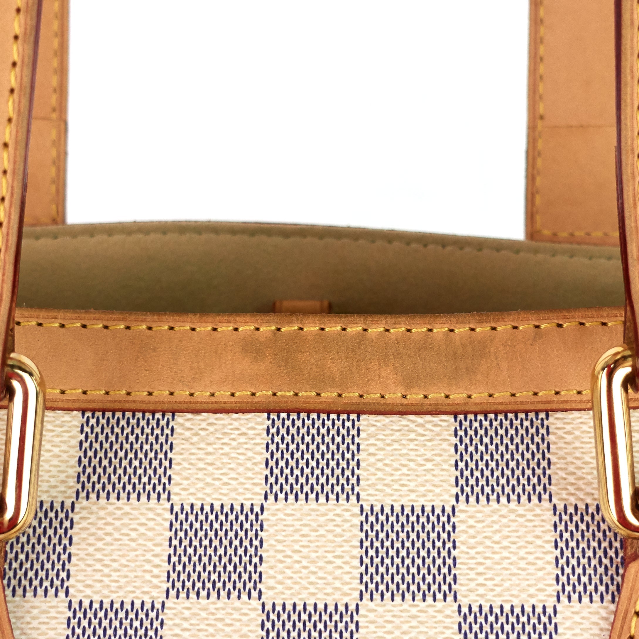 Louis Vuitto Hampstead PM Damier Azur Canvas Tote Bag