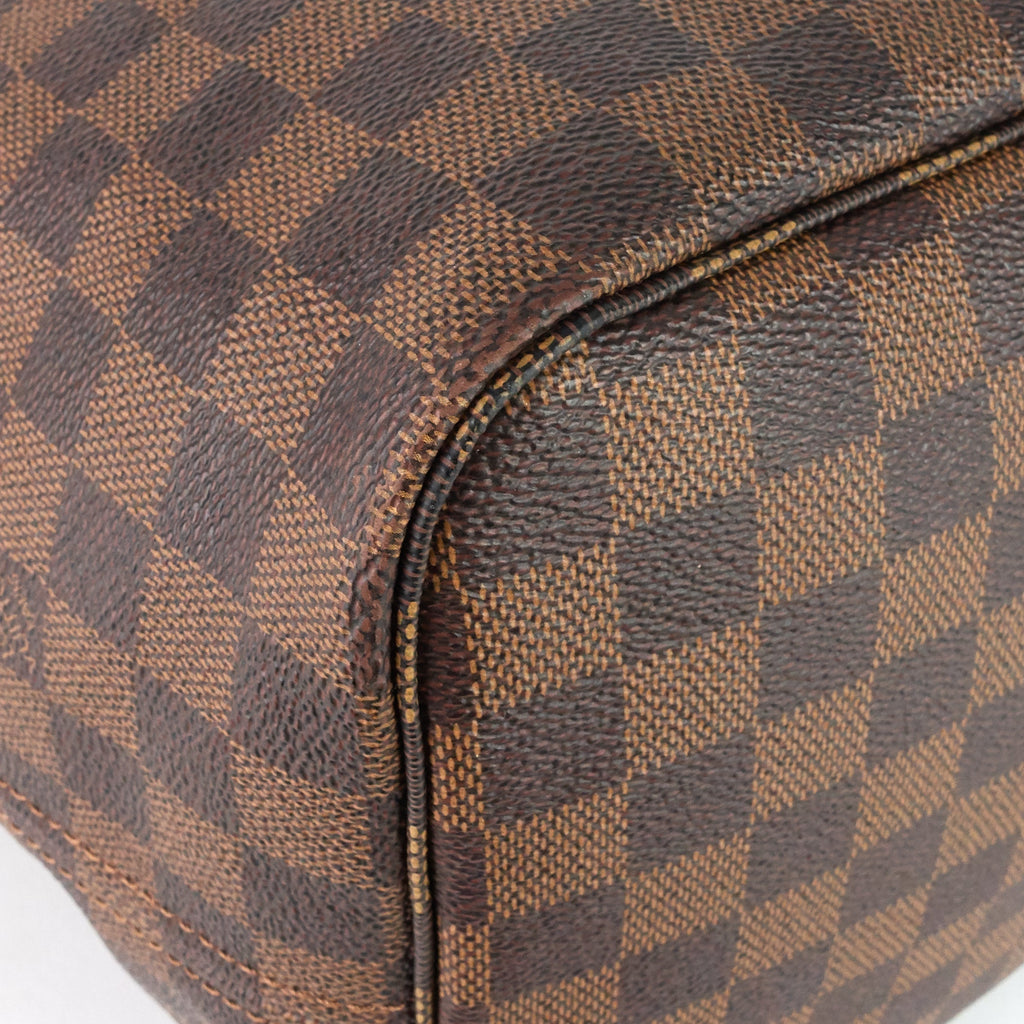 Louis Vuitto Neverfull GM with Pouch Damier Ebene Tote Bag