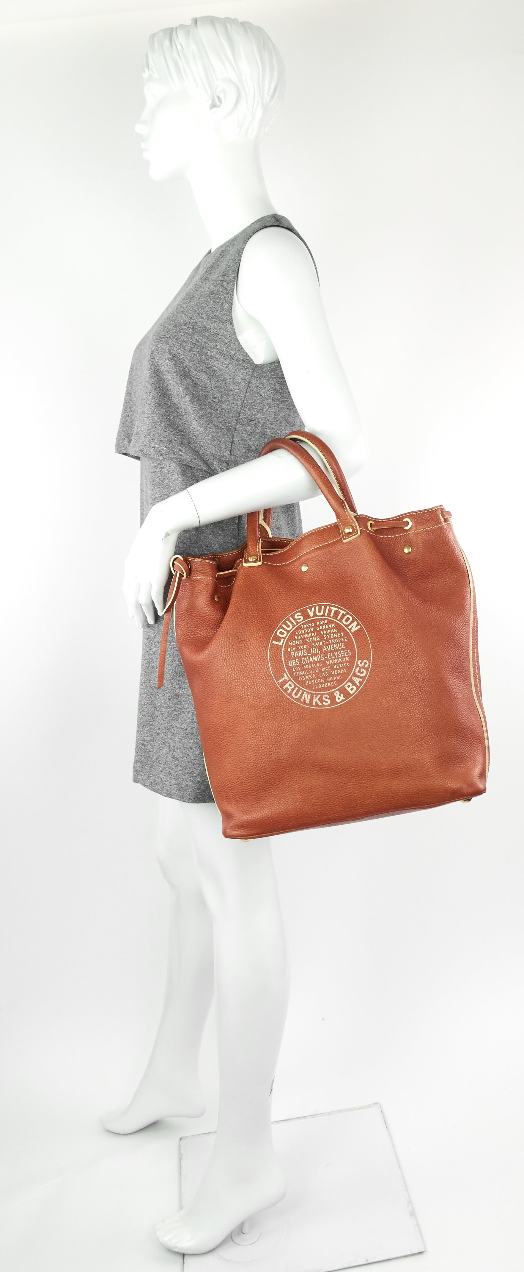 Louis Vuitto 'Trunks and Bags' Shoe Tobago Leather Tote Bag