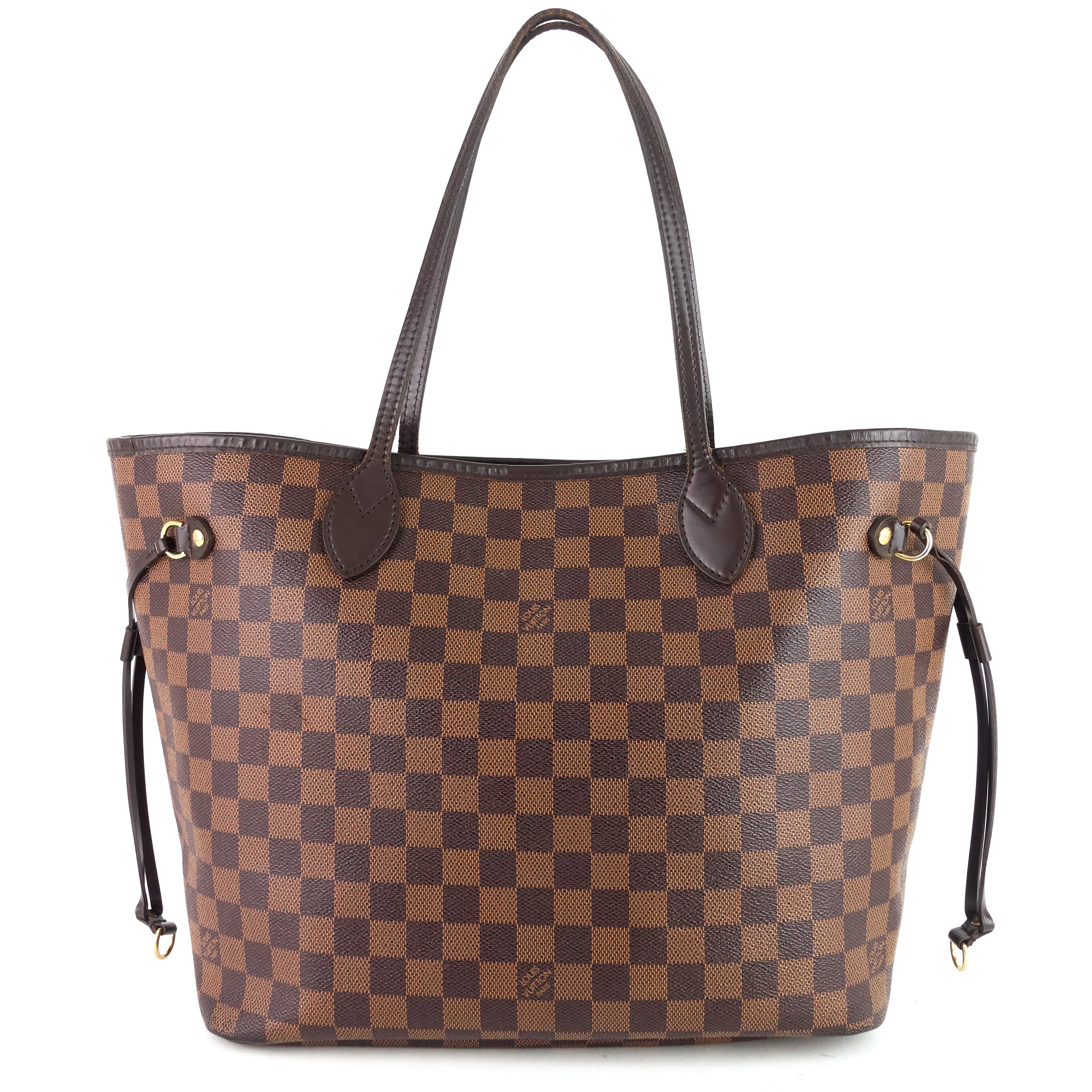 Louis Vuitto Neverfull MM Damier Ebene Tote Bag