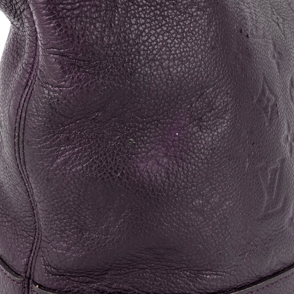 Louis Vuitto Citadine Monogram Empreinte Leather Tote Bag