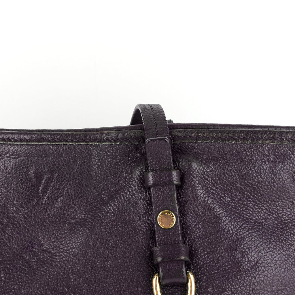 Louis Vuitto Citadine Monogram Empreinte Leather Tote Bag