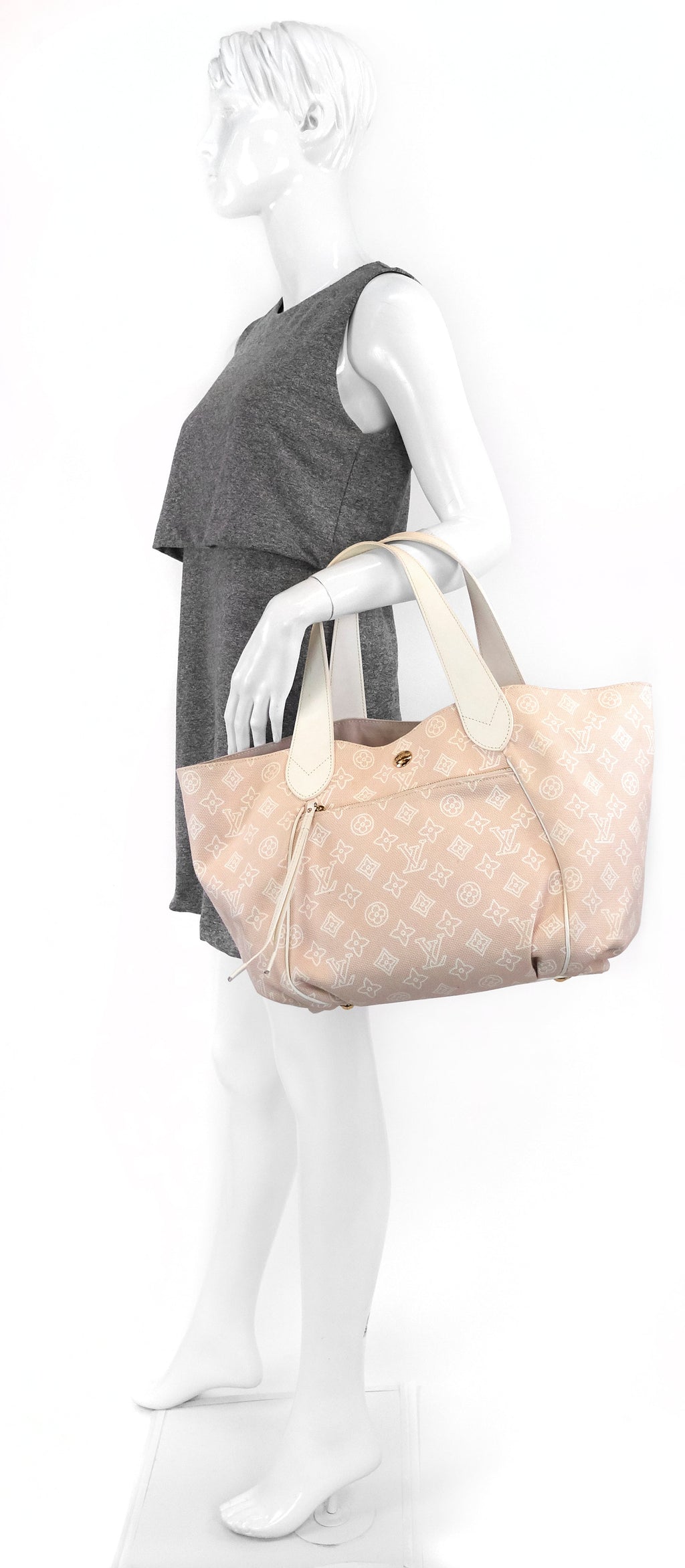 Louis Vuitto Cabas Ipanema GM Sable Monogram Canvas Tote Bag