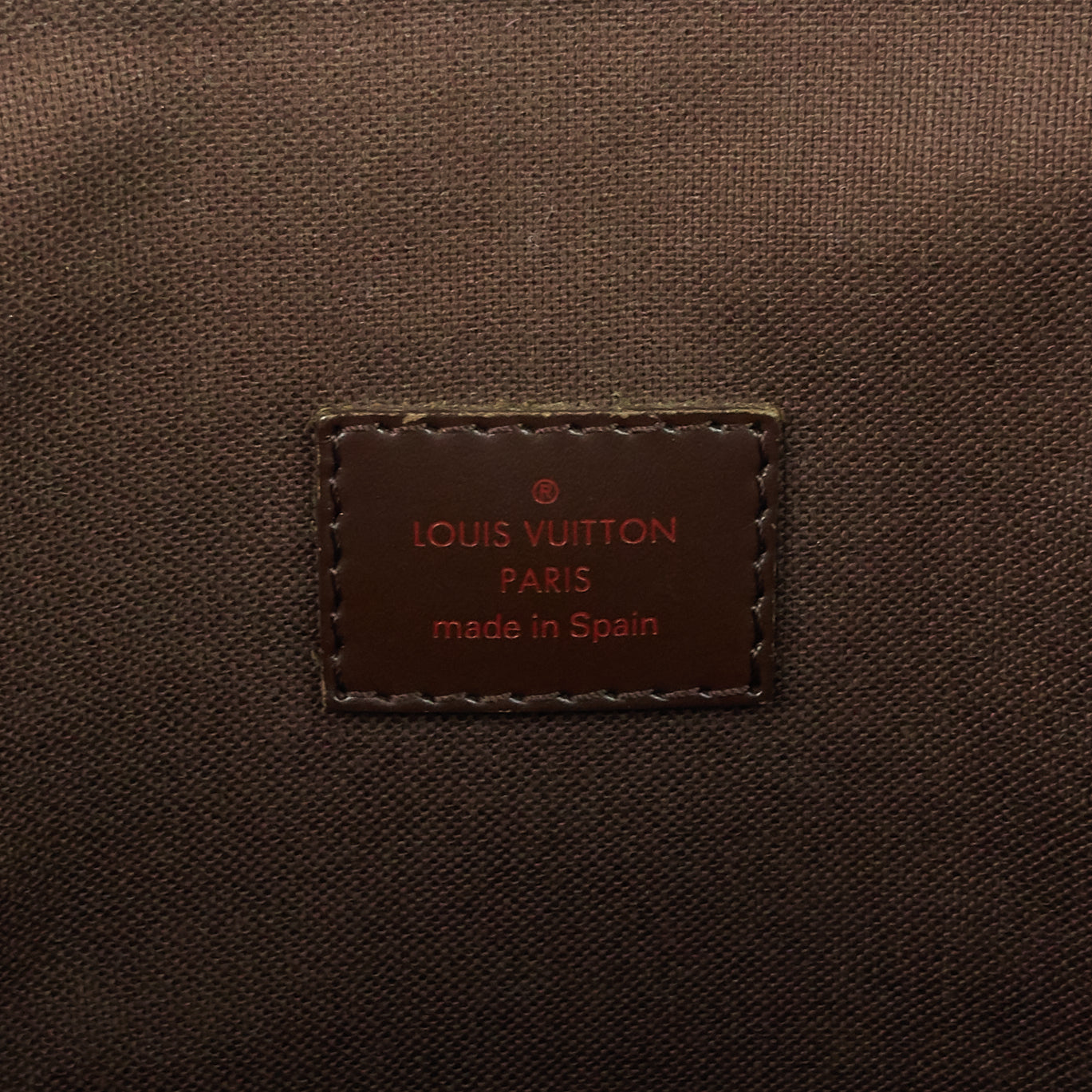 Louis Vuitto Cabas Beaubourg Damier Ebene Canvas Tote Bag