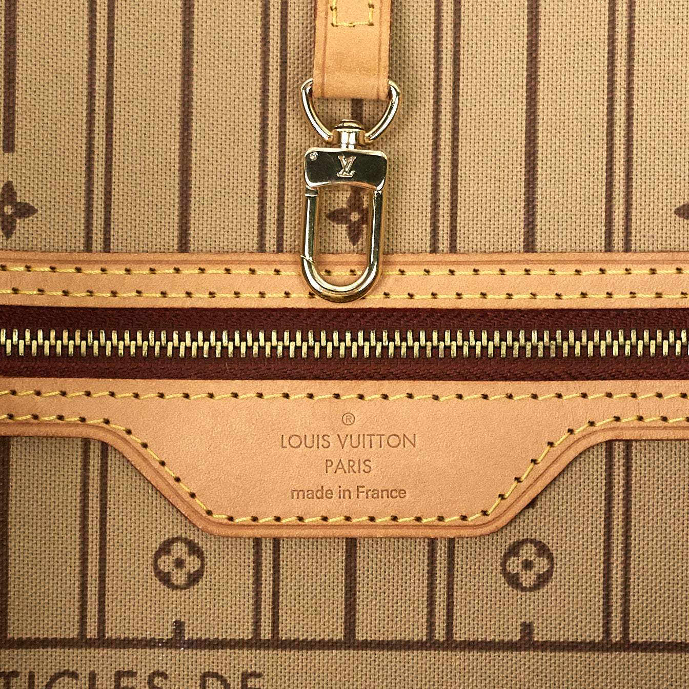 Louis Vuitto Neverfull MM Monogram Canvas Tote Bag