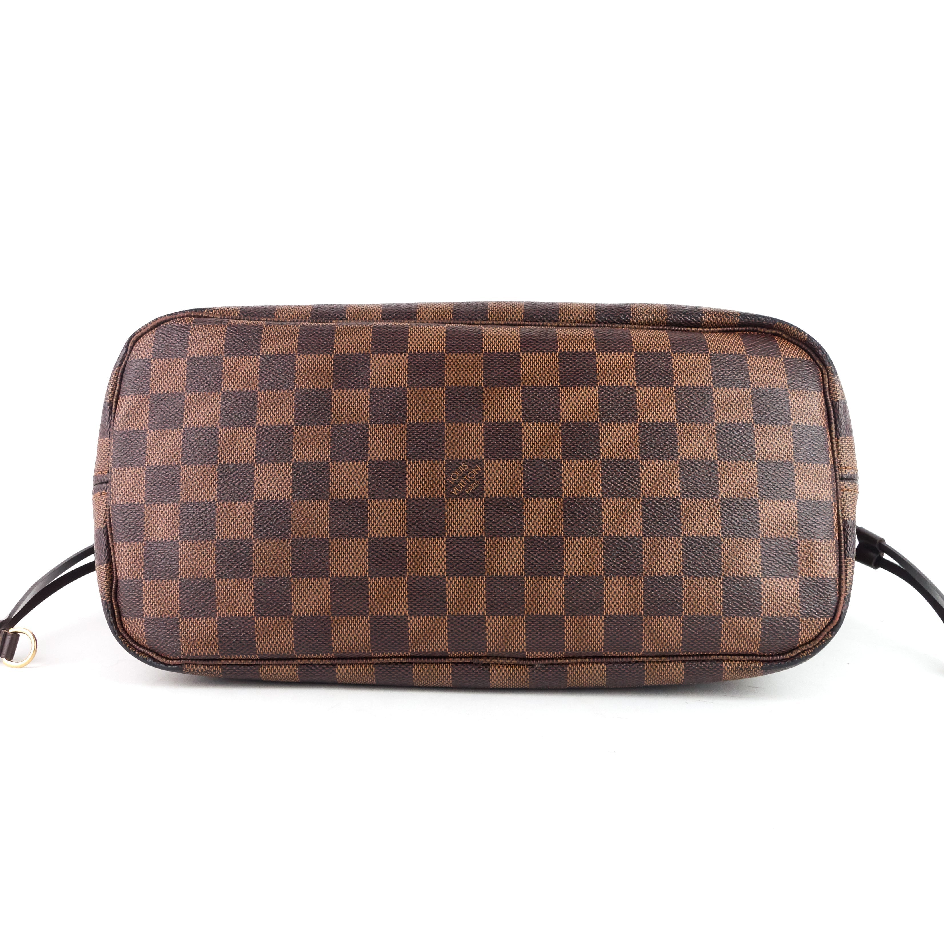 Louis Vuitto Neverfull MM Damier Ebene Tote Bag