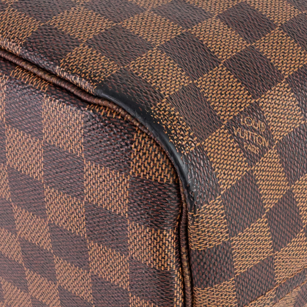 Louis Vuitto Neverfull MM Damier Ebene Tote Bag