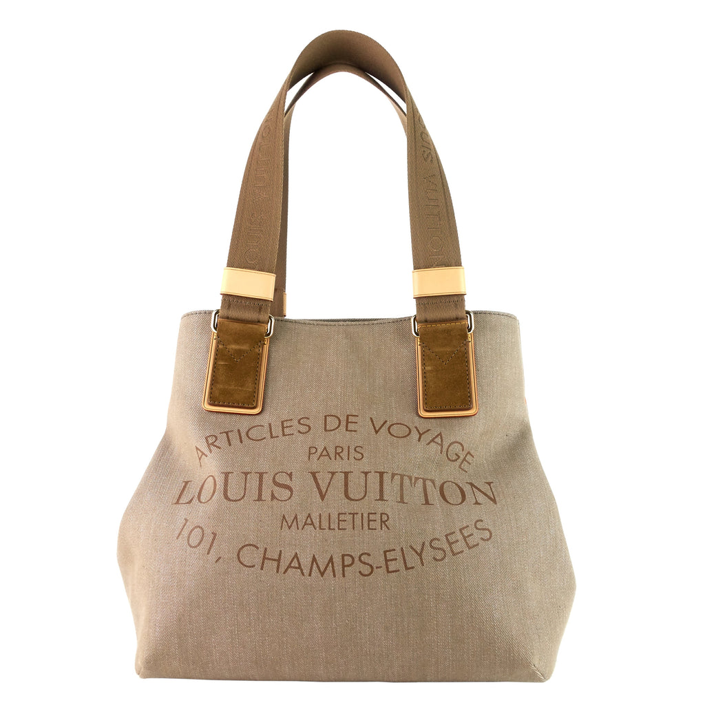 Louis Vuitto Plein Soleil Limited Edition Denim Tote Bag