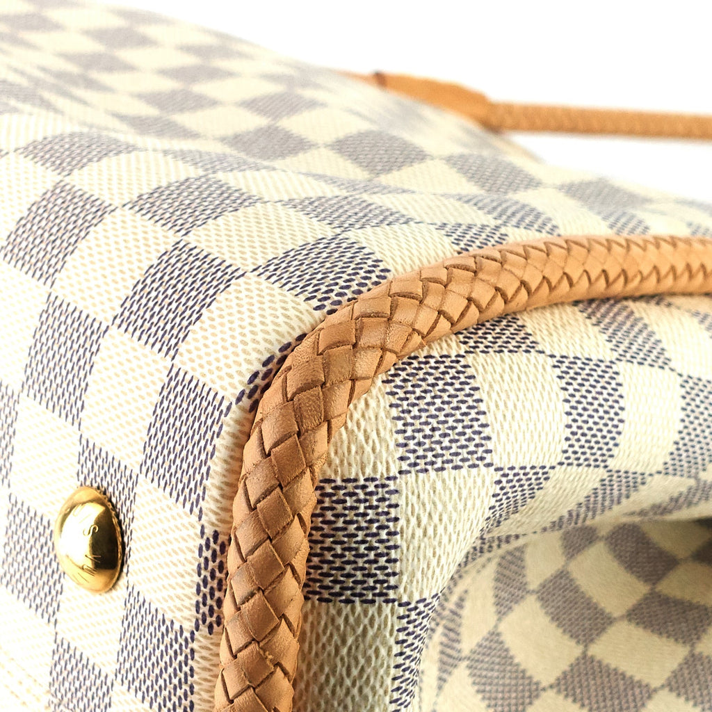 Louis Vuitto Propriano Damier Azur Canvas Tote Bag