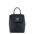 Louis Vuitto LockMe Mini Calfskin Leather Backpack Bag