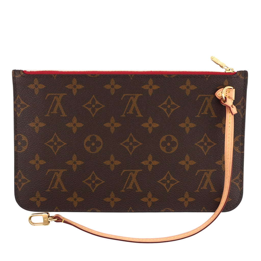 Louis Vuitto Neverfull MM Monogram Canvas Tote Bag with Pochette