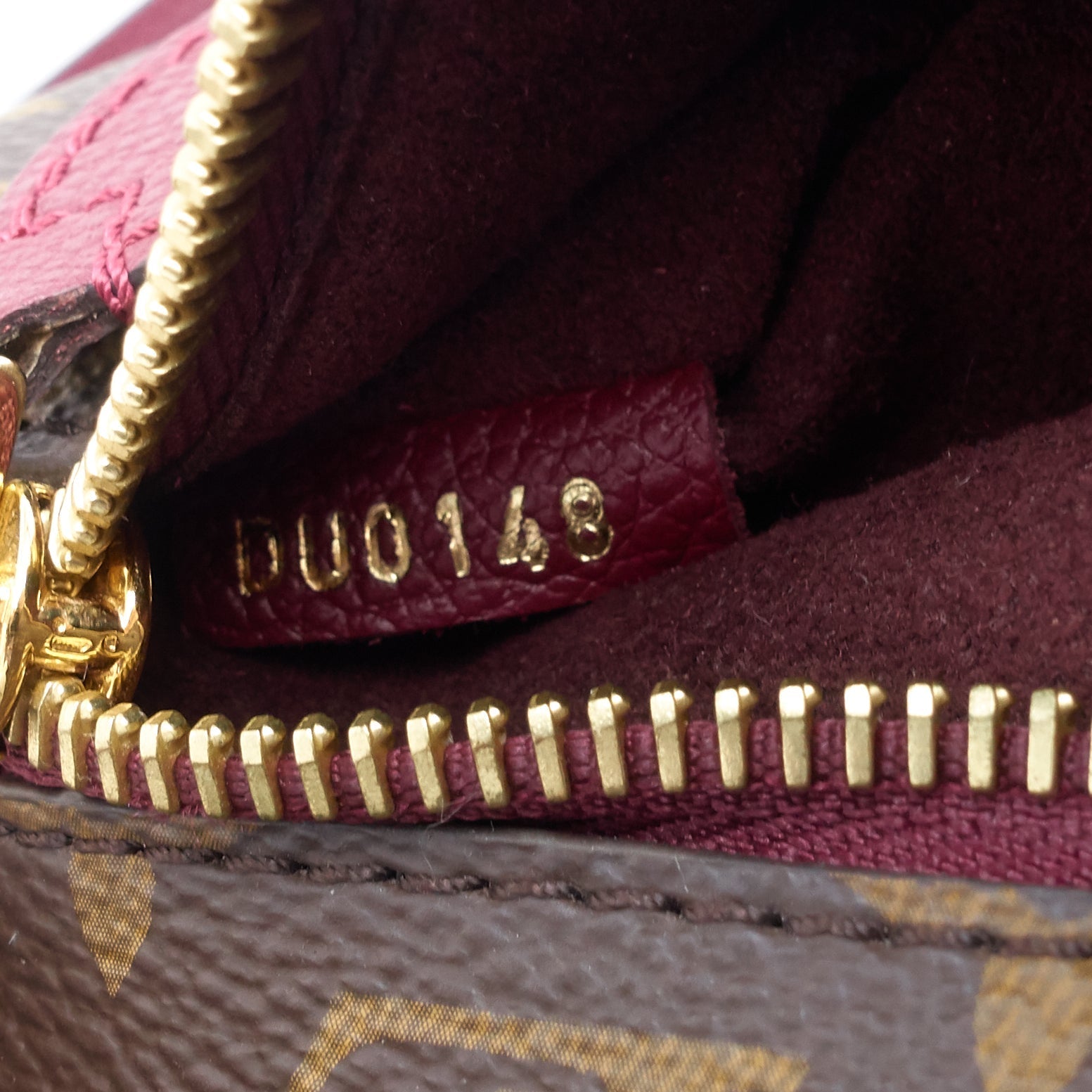 Louis Vuitto Popincourt PM Monogram Canvas Raisin Tote Bag