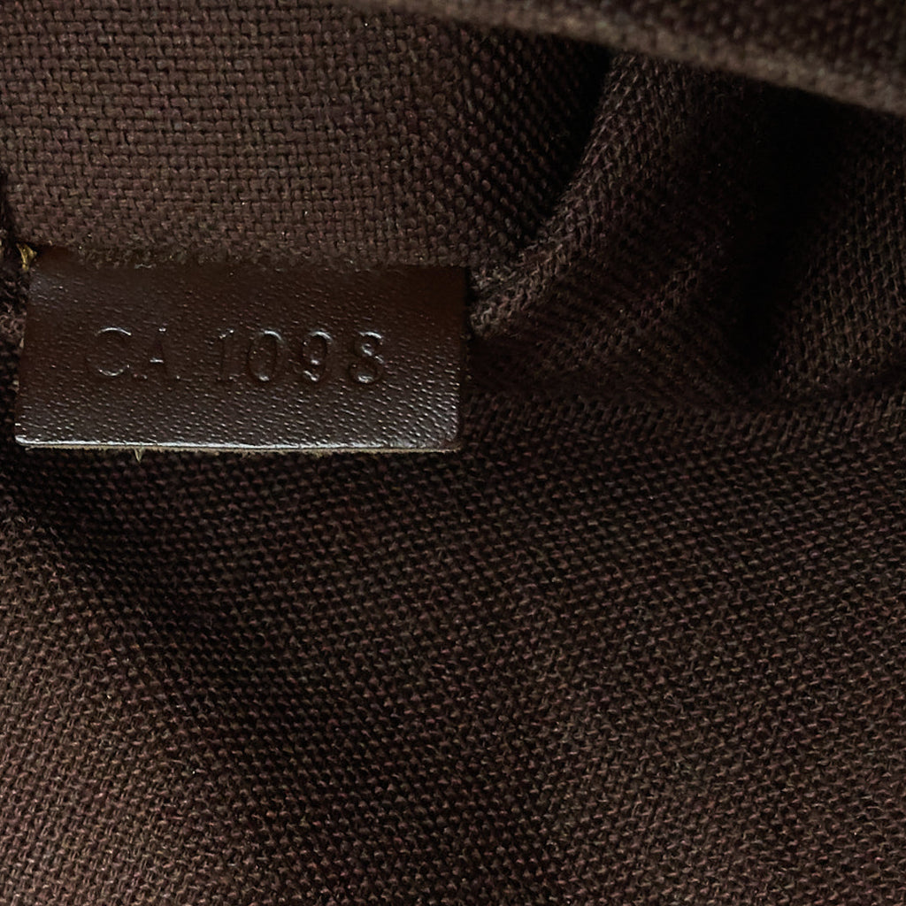 Louis Vuitto Cabas Beaubourg Damier Ebene Canvas Tote Bag