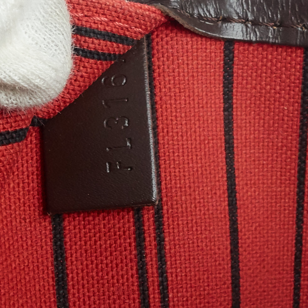 Louis Vuitto Neverfull GM with Pouch Damier Ebene Tote Bag