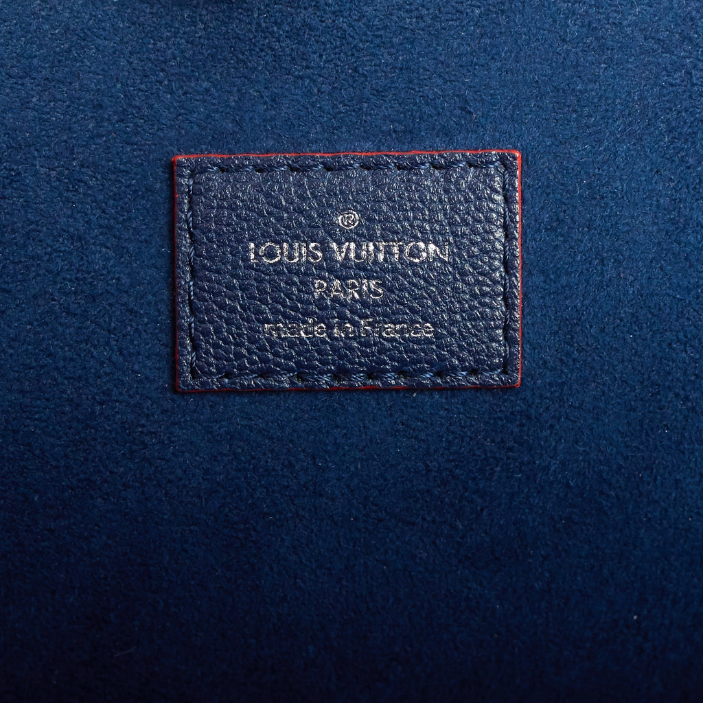Louis Vuitto Twist Blue Epi Leather Tote Bag
