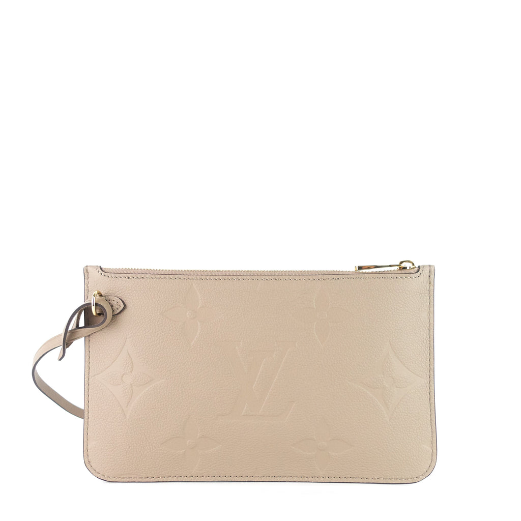 Louis Vuitto Neverfull MM Giant Monogram Empreinte Leather Tote Bag