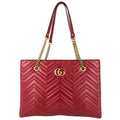 Gucci GG Marmont Medium Matelass� Leather Tote Bag