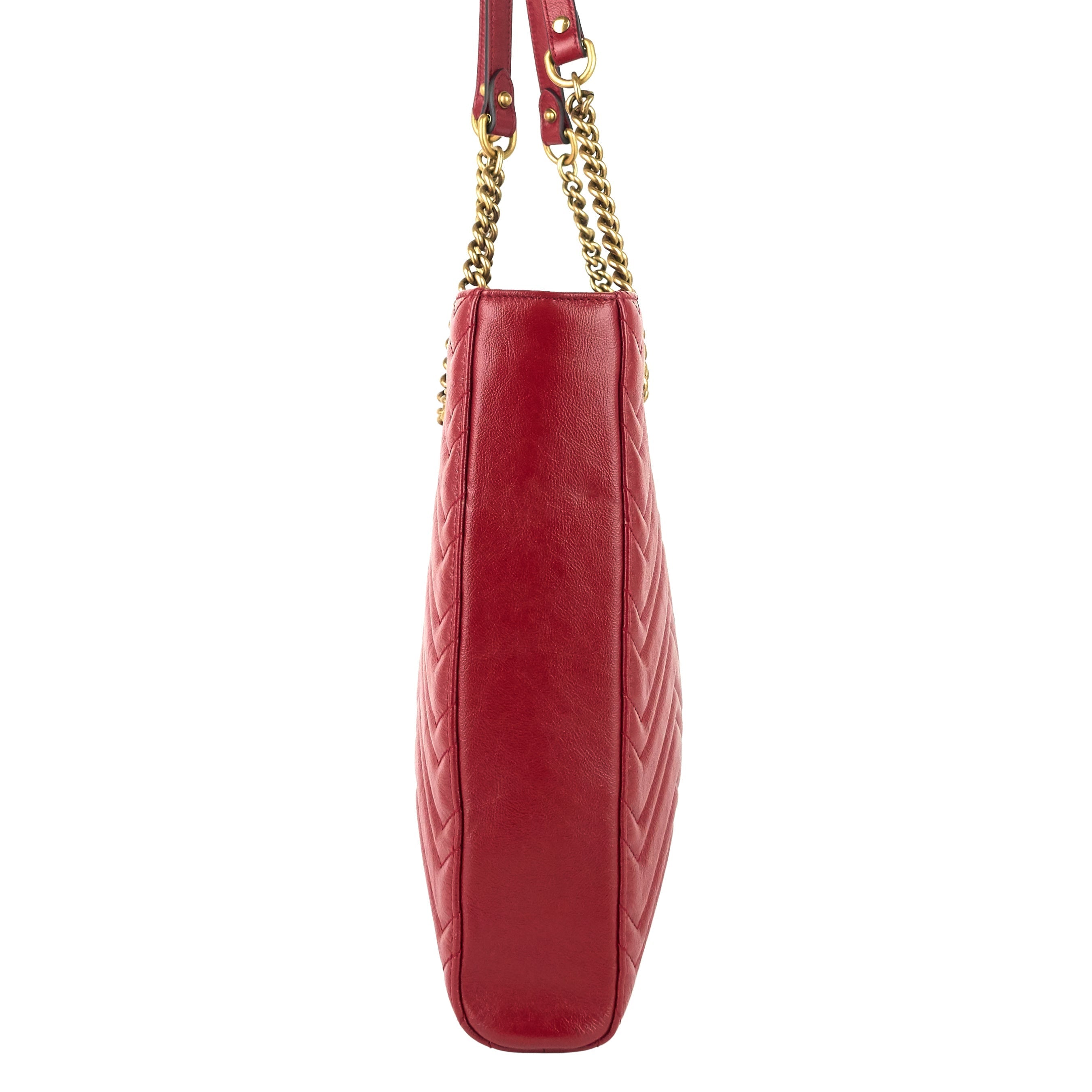 Gucci GG Marmont Medium Matelass� Leather Tote Bag