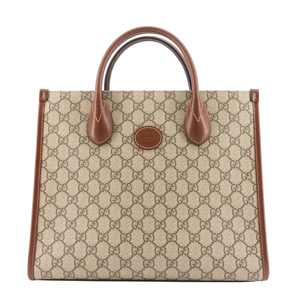 Gucci GG Small Supreme Monogram Canvas Tote Bag