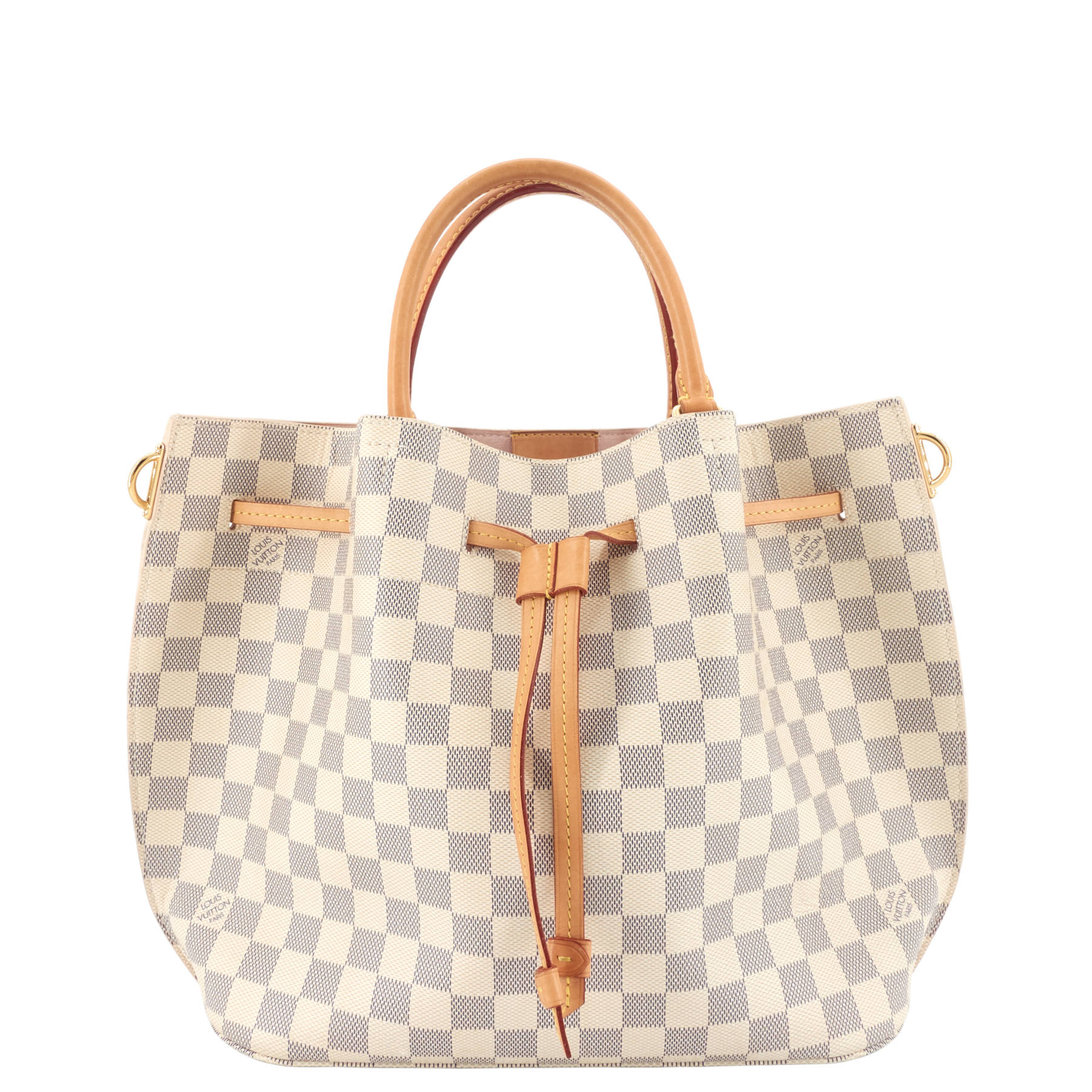 Louis Vuitto Girolata Damier Azur Canvas Tote Bag