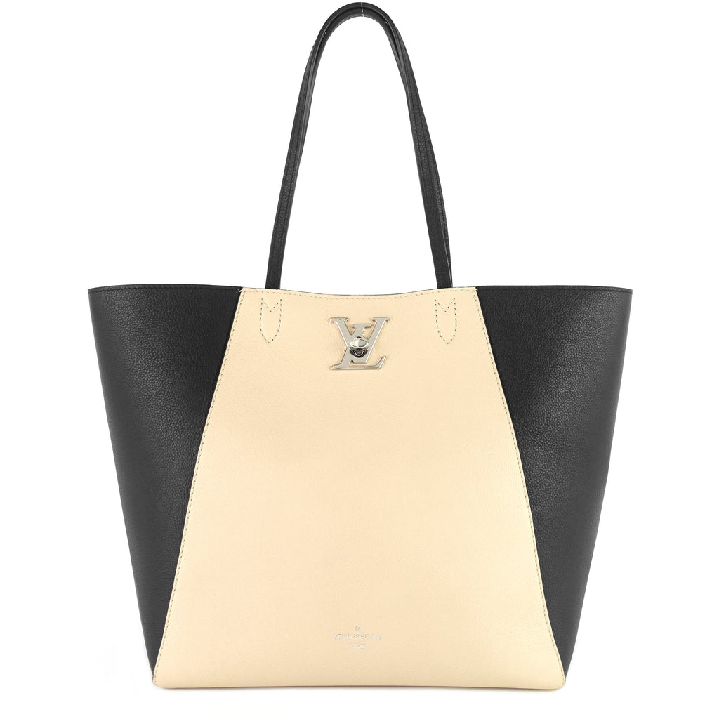Louis Vuitto LockMe Cabas Calfskin Leather Tote Bag