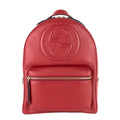 Gucci Soho Chain Calfskin Leather Backpack Bag