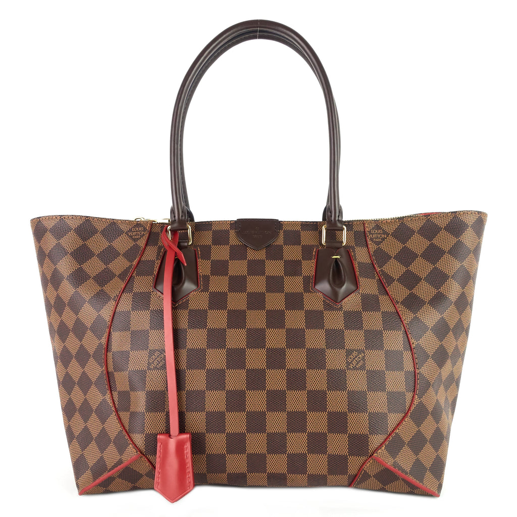 Louis Vuitto Caissa MM Damier Ebene Canvas Tote Bag