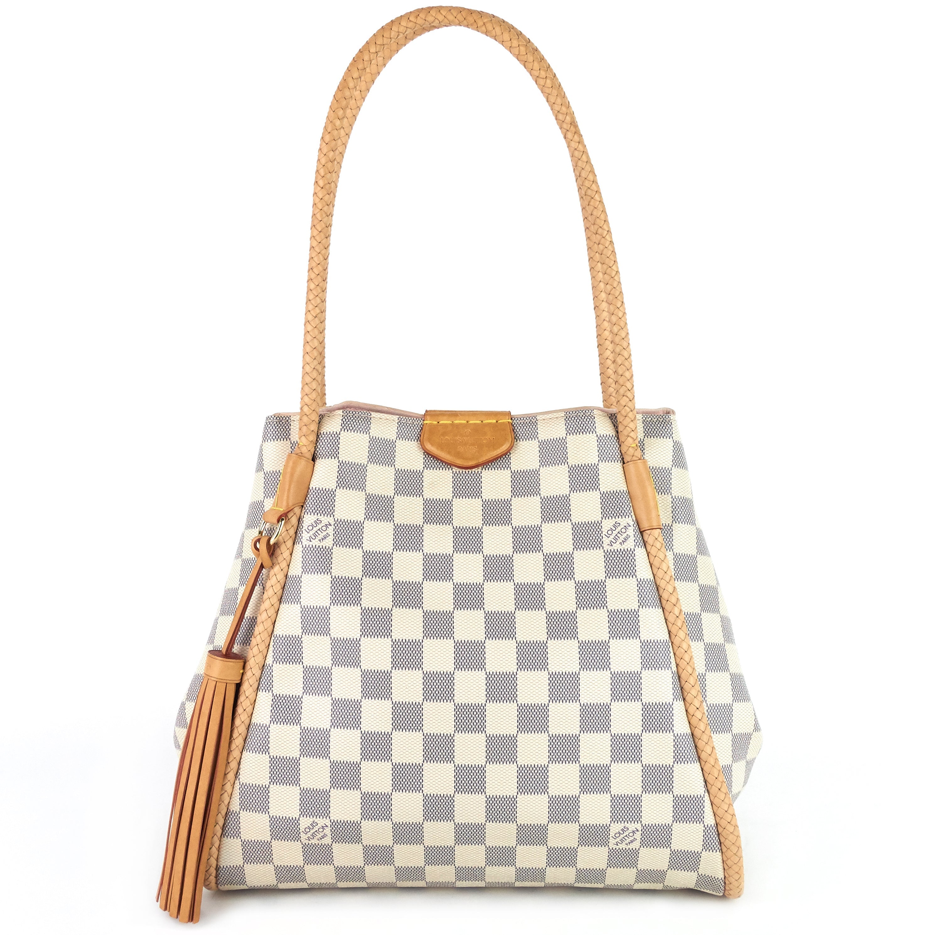 Louis Vuitto Propriano Damier Azur Canvas Tote Bag