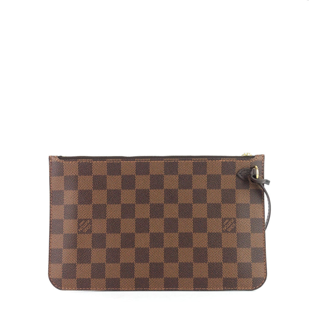 Louis Vuitto Neverfull GM with Pouch Damier Ebene Tote Bag