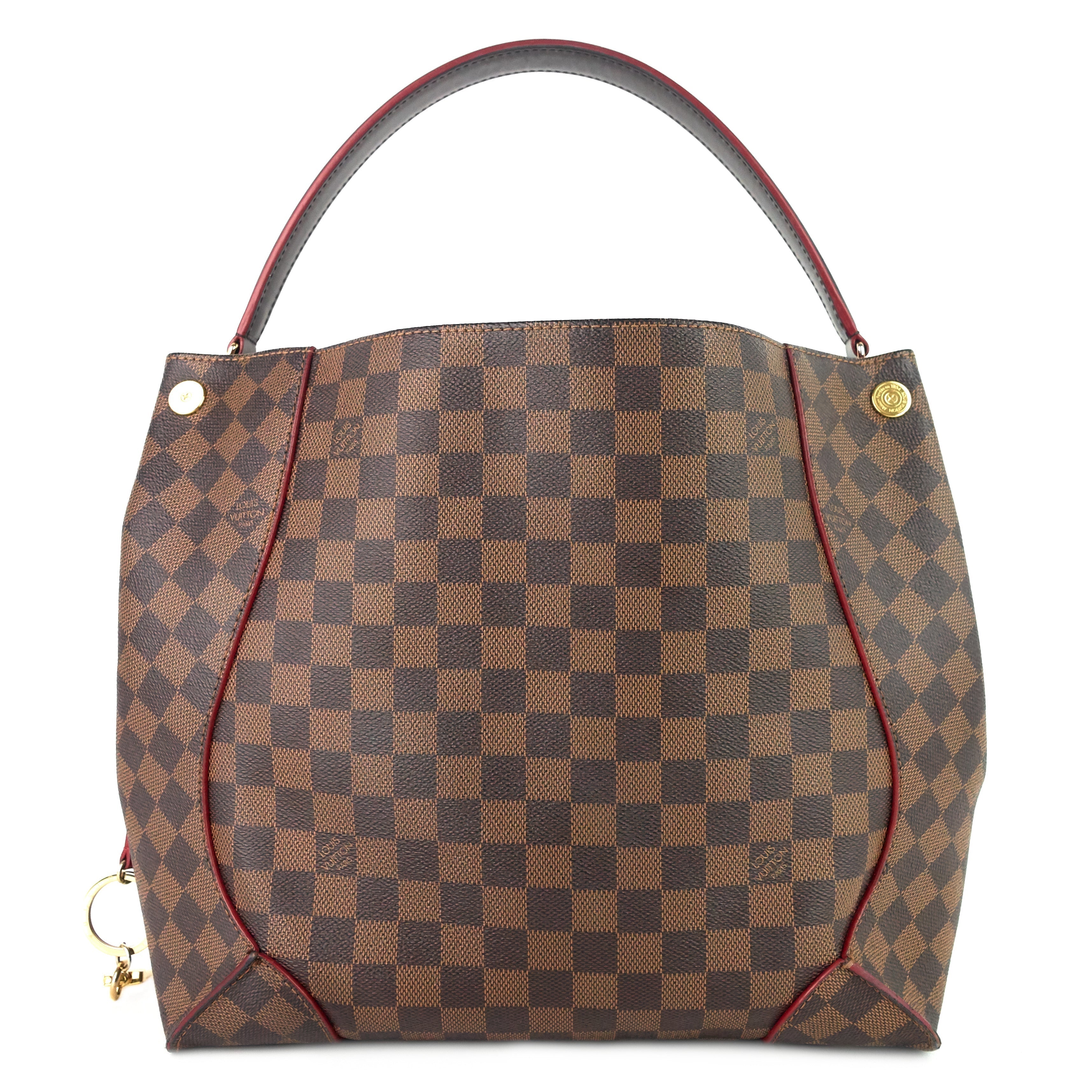 Louis Vuitto Caissa Damier Ebene Canvas Tote Bag