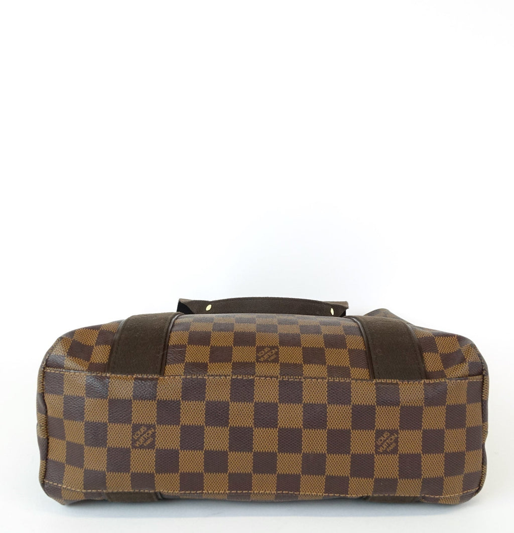 Louis Vuitto Cabas Beaubourg Damier Ebene Canvas Tote Bag