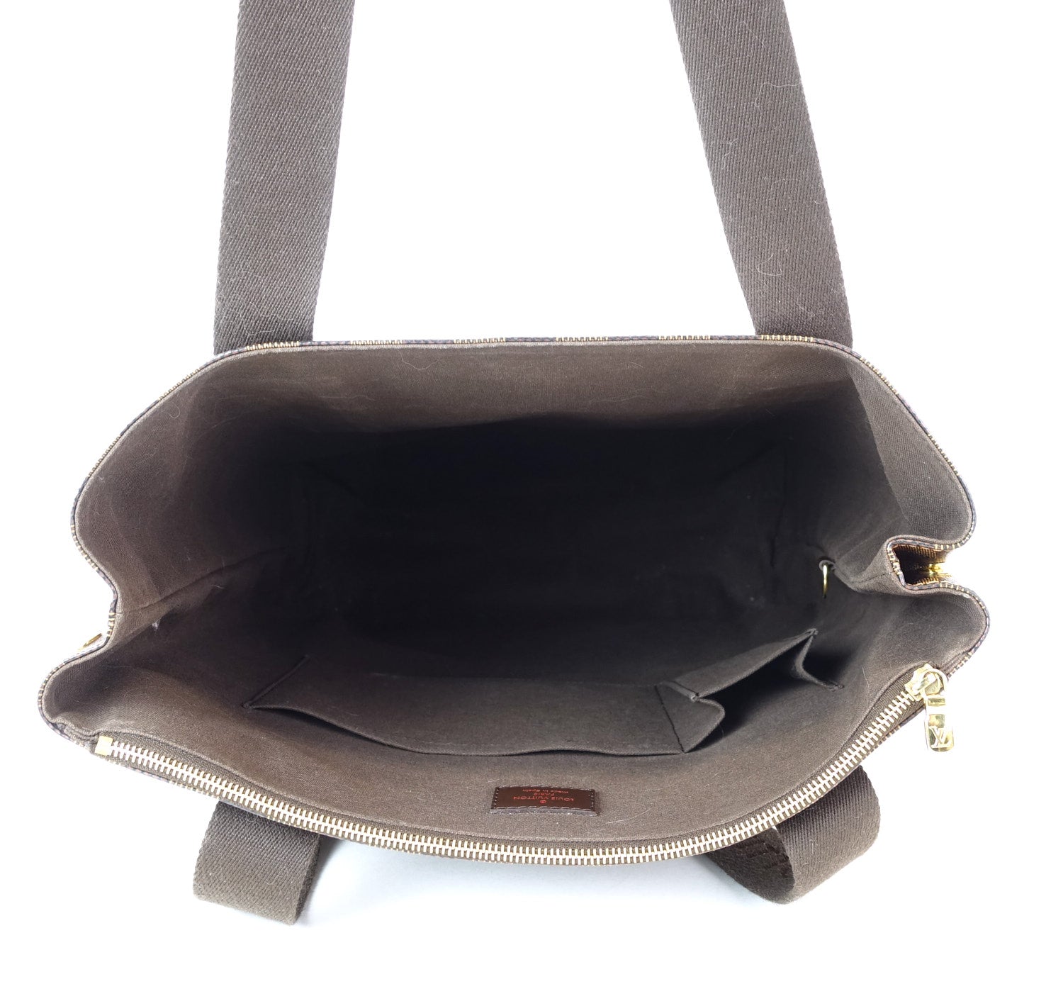 Louis Vuitto Cabas Beaubourg Damier Ebene Canvas Tote Bag