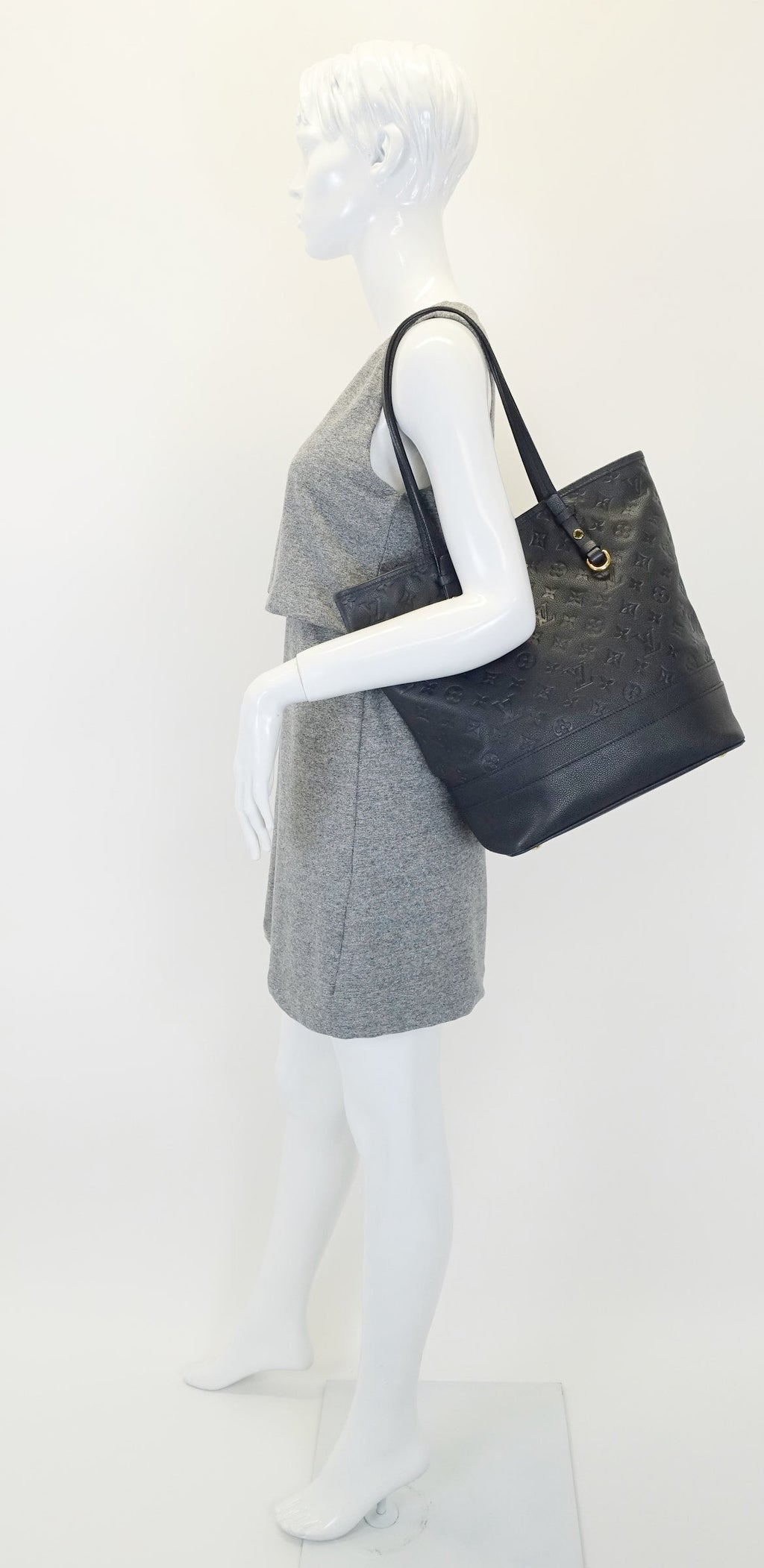 Louis Vuitto Citadine PM Monogram Empreinte Leather Tote Bag