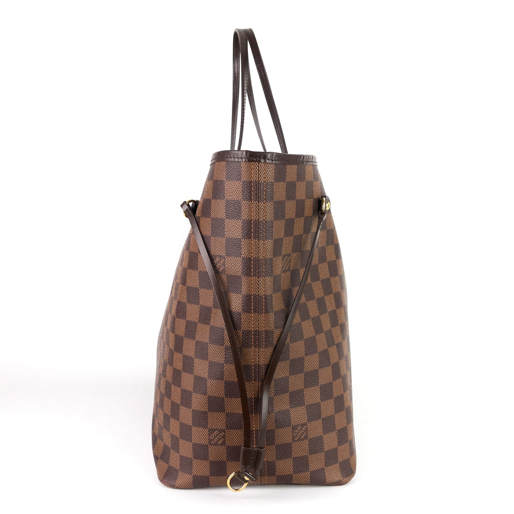 Louis Vuitto Neverfull GM Damier Ebene Canvas Tote Bag