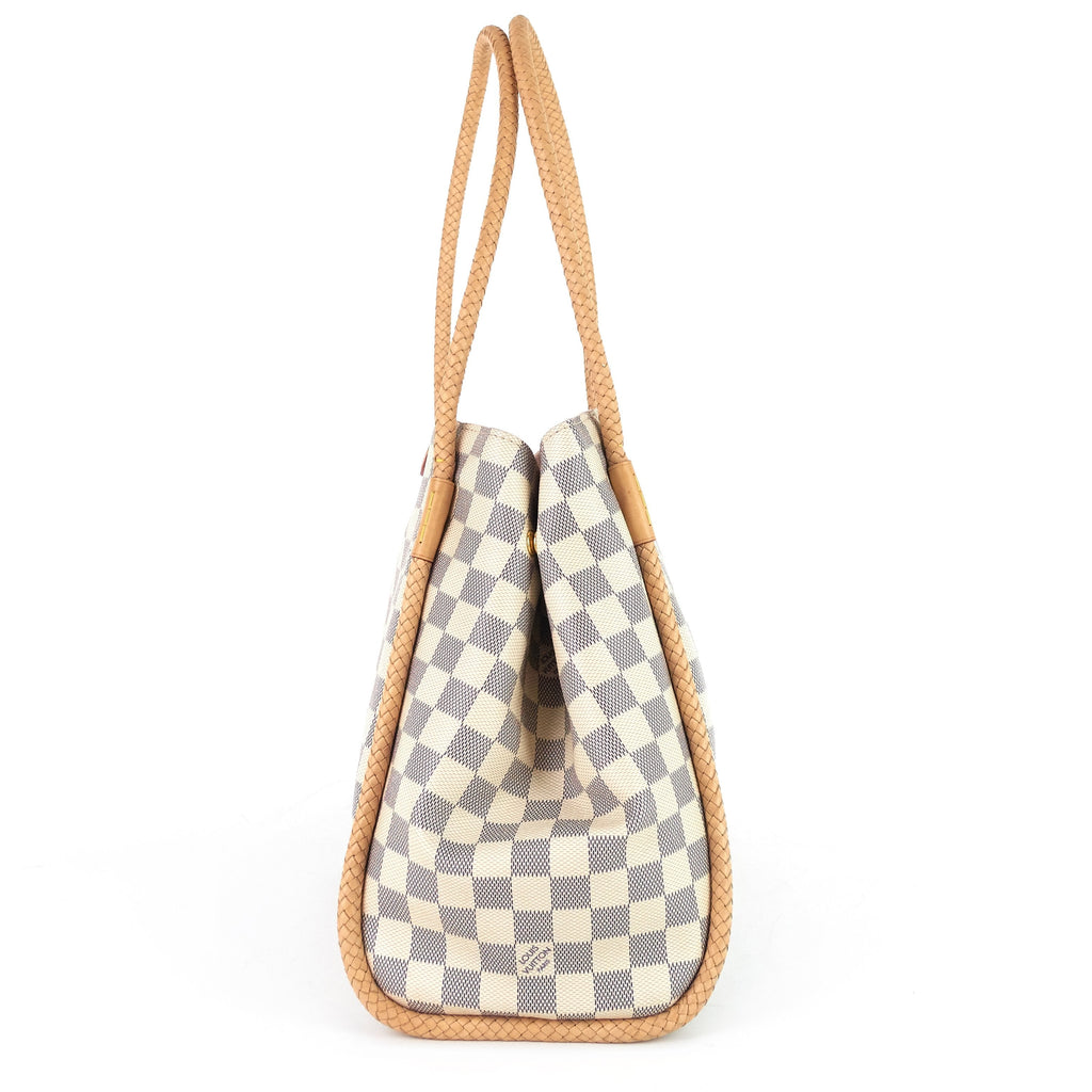 Louis Vuitto Propriano Damier Azur Canvas Tote Bag