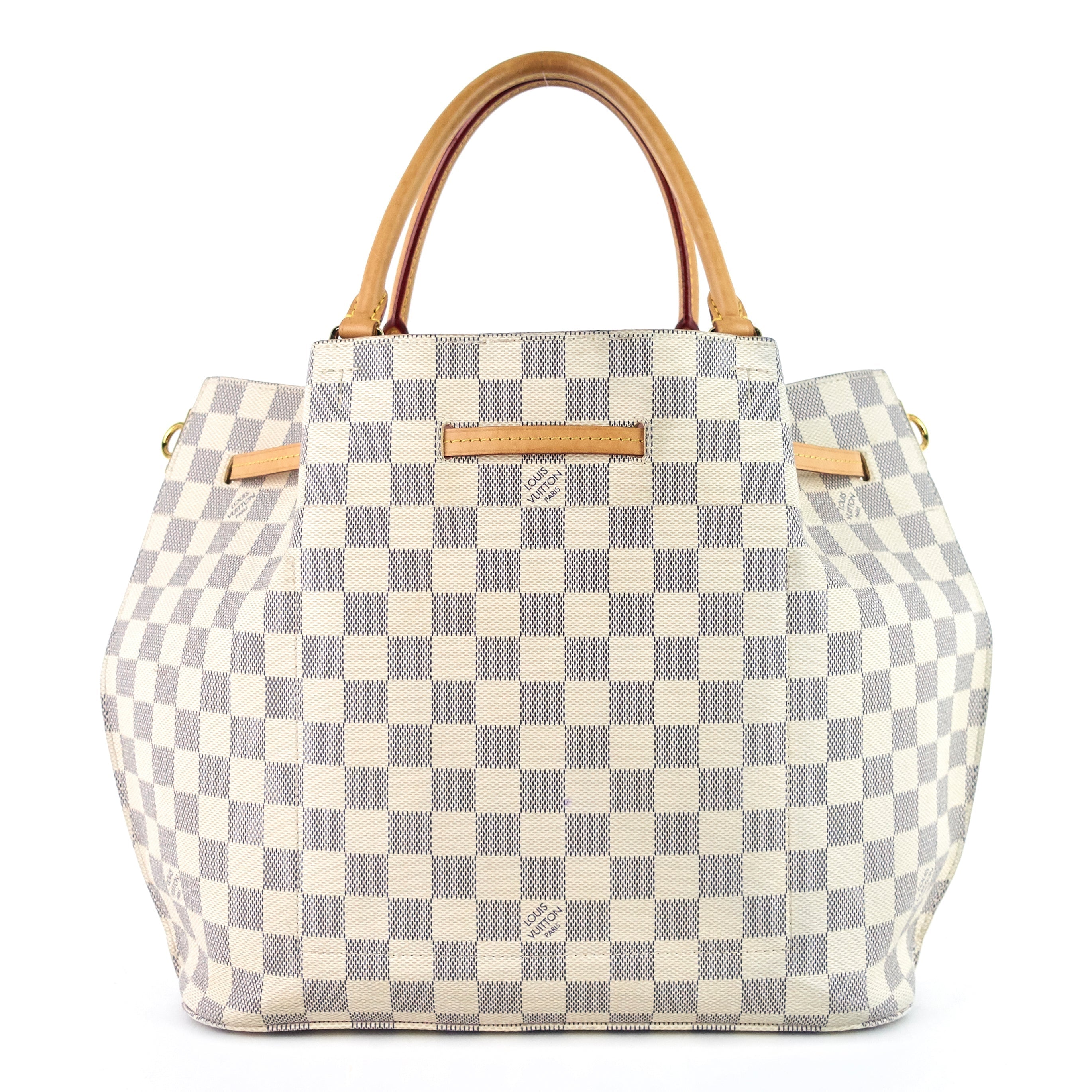 Louis Vuitto Girolata Damier Azur Canvas Tote Bag